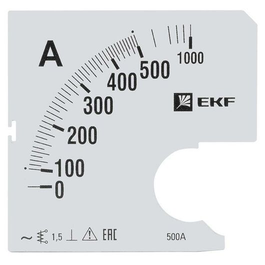 Шкала сменная для A961 500/5А-1.5 PROxima EKF s-a961-500 • Купить по низкой цене в интернет-магазине СМЭК