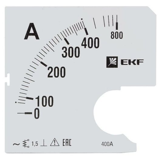 Шкала сменная для A961 400/5А-1.5 PROxima EKF s-a961-400 • Купить по низкой цене в интернет-магазине СМЭК