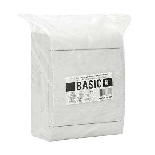 Щит ЩРН-П-6 IP41 бел. дверца (пром. упак.) Basic EKF pb-n-6w-bas, изображение 3 • Купить по низкой цене в интернет-магазине СМЭК