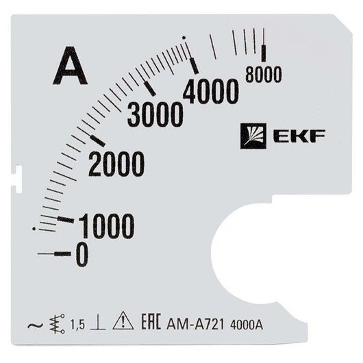 Шкала сменная для A721 4000/5А-1.5 PROxima EKF s-a721-4000 • Купить по низкой цене в интернет-магазине СМЭК