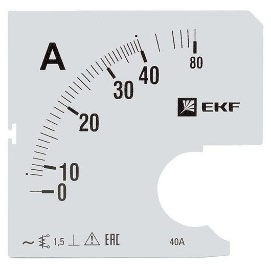 Шкала сменная для A961 40/5А-1.5 PROxima EKF s-a961-40 • Купить по низкой цене в интернет-магазине СМЭК
