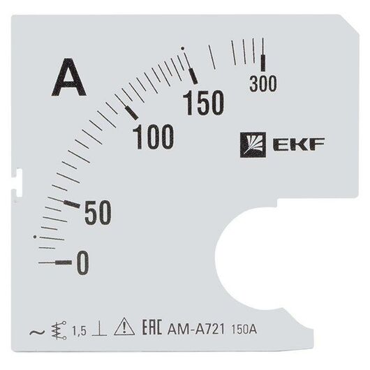 Шкала сменная для A721 150/5А-1.5 PROxima EKF s-a721-150 • Купить по низкой цене в интернет-магазине СМЭК