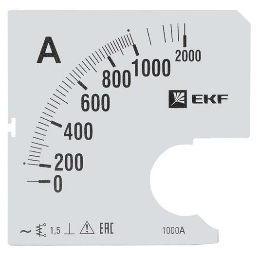 Шкала сменная для A961 1000/5А-1.5 PROxima EKF s-a961-1000 • Купить по низкой цене в интернет-магазине СМЭК