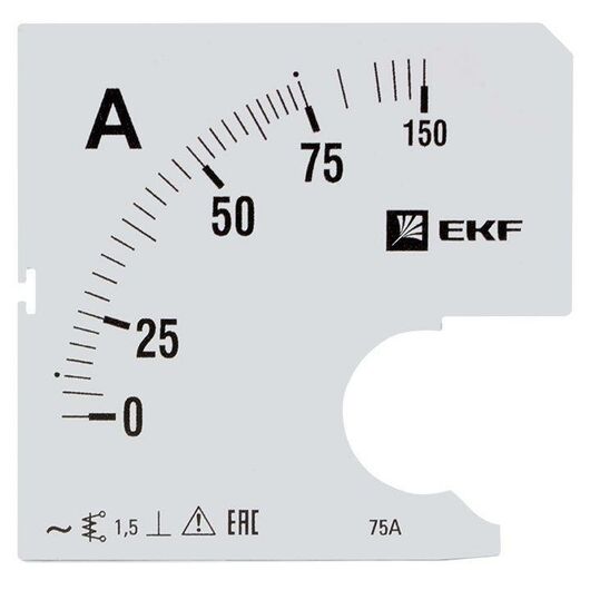 Шкала сменная для A961 75/5А-1.5 PROxima EKF s-a961-75 • Купить по низкой цене в интернет-магазине СМЭК