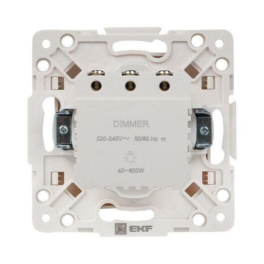 Механизм светорегулятора Стокгольм 600Вт 220В бел. PROxima EKF EYD06-101-10, изображение 2 • Купить по низкой цене в интернет-магазине СМЭК