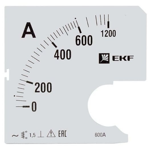 Шкала сменная для A961 600/5А-1.5 PROxima EKF s-a961-600 • Купить по низкой цене в интернет-магазине СМЭК