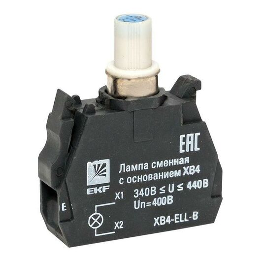 Лампа сменная с основанием XB4 син. 400В PROxima EKF XB4-ELL-B, изображение 2 • Купить по низкой цене в интернет-магазине СМЭК