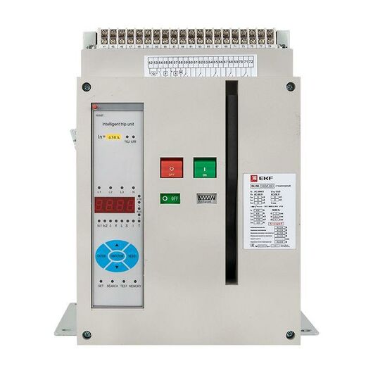 Выключатель автоматический 3п 1000/630А 50кА ВА-450 стационарный PROxima EKF mccb450-1000-630, изображение 4 • Купить по низкой цене в интернет-магазине СМЭК
