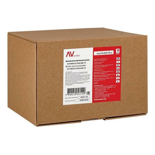 Выключатель автоматический 250А 80кА AV POWER-2/3 TR AVERES EKF mccb-23-250H-TR-av, изображение 3 • Купить по низкой цене в интернет-магазине СМЭК