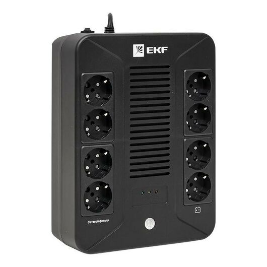 Источник бесперебойного питания линейно-интерактивный E-Power Home 1000ВА PROxima EKF SSW-1000, изображение 2 • Купить по низкой цене в интернет-магазине СМЭК
