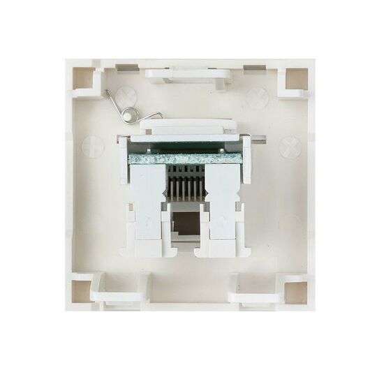 Розетка компьютерная 2мод. RJ45 кат.5E EKF E2MK015E-135-10, изображение 2 • Купить по низкой цене в интернет-магазине СМЭК