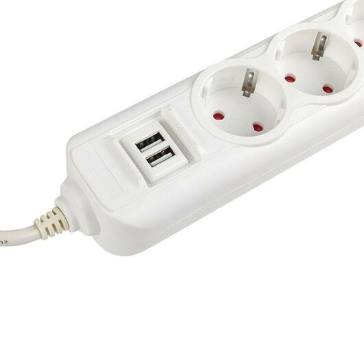 Удлинитель 4х5м 16А IP20 Эксперт 3.5кВт 2хUSB 2.1А ПВС 3х1 PROxima EKF UBA16-2USB-4-05i • Купить по низкой цене в интернет-магазине СМЭК