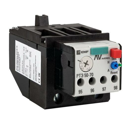 Реле тепловое РТЭ 50-70 50-63А EKF AVERES rel-50-70-50-63-av • Купить по низкой цене в интернет-магазине СМЭК