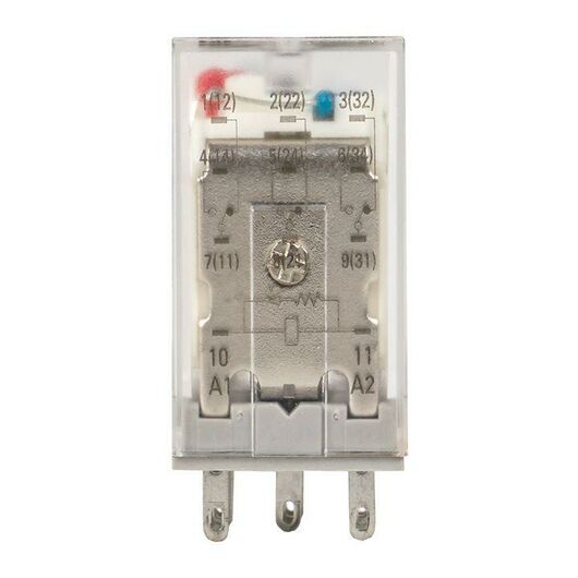 Реле промежуточное RPA 22/3 6А 230В AC AVERES EKF rpa-22-3-230AC, изображение 2 • Купить по низкой цене в интернет-магазине СМЭК