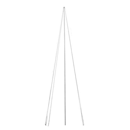 Мачта молниеприемная d40мм L5000 с оттяжками St PROxima EKF lp-5000-40-st, изображение 2 • Купить по низкой цене в интернет-магазине СМЭК