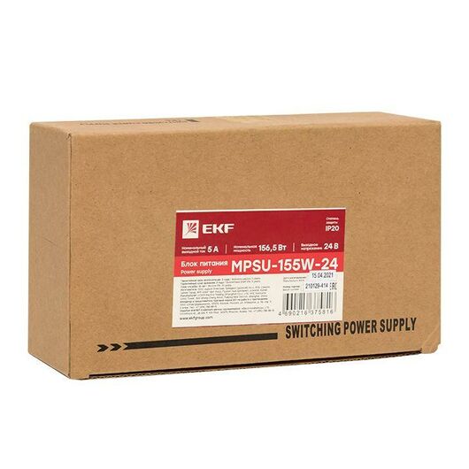 Блок питания 24В с функцией ИБП MPSu-155W-24 PROxima EKF mpsu-155w-24, изображение 4 • Купить по низкой цене в интернет-магазине СМЭК