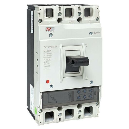 Выключатель автоматический 630А 100кА AV POWER-3/3 ETU2.0 AVERES EKF mccb-33-630H-2.0-av, изображение 2 • Купить по низкой цене в интернет-магазине СМЭК