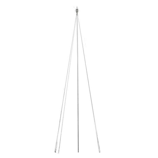 Мачта молниеприемная d40мм L5000 с оттяжками St PROxima EKF lp-5000-40-st, изображение 3 • Купить по низкой цене в интернет-магазине СМЭК