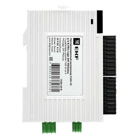 Контроллер программируемый F100 10 в/в N PRO-Logic PROxima EKF F100-10-N, изображение 3 • Купить по низкой цене в интернет-магазине СМЭК