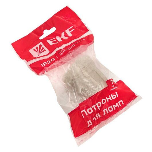 Патрон керамический E27 (инд. пакет) EKF LHCe-E27-p, изображение 4 • Купить по низкой цене в интернет-магазине СМЭК