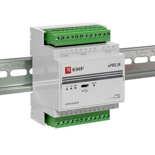 Модуль базовый ePRO удаленного управления 6вх/4вых 230В WiFi PROxima EKF ePRO-6-4-230-W, изображение 6 • Купить по низкой цене в интернет-магазине СМЭК