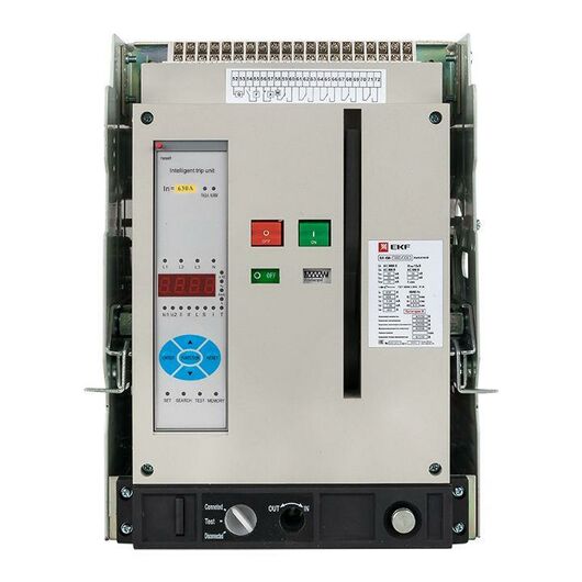 Выключатель автоматический 3п 1000/630А 50кА ВА-450 выкатной PROxima EKF mccb450-1000-630v, изображение 2 • Купить по низкой цене в интернет-магазине СМЭК