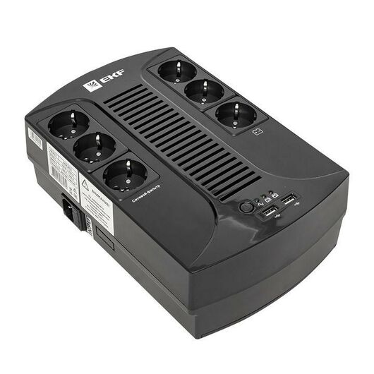 Источник бесперебойного питания линейно-интерактивный E-Power Home 800ВА PROxima EKF SSW-800, изображение 5 • Купить по низкой цене в интернет-магазине СМЭК