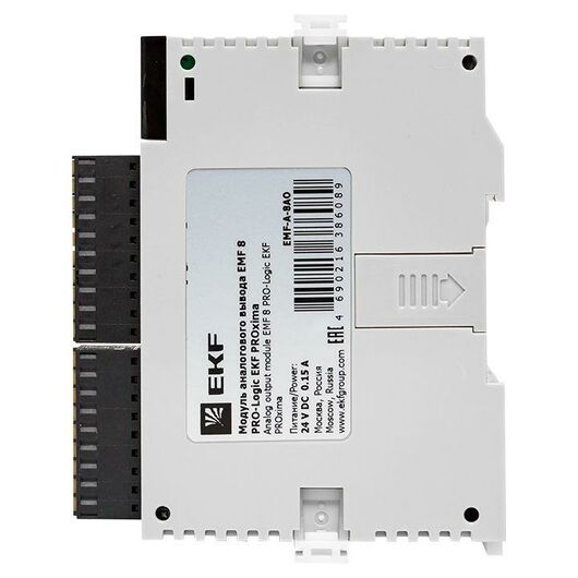 Модуль аналогового вывода EMF 8 PRO-Logic PROxima EKF EMF-A-8AO, изображение 6 • Купить по низкой цене в интернет-магазине СМЭК