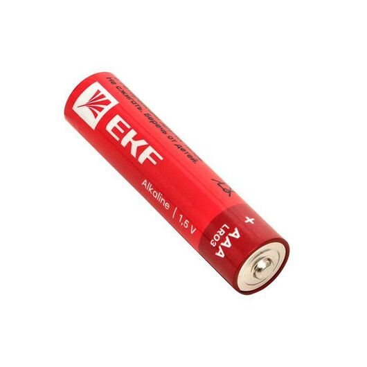 Элемент питания алкалиновый AAA/LR03 (уп.4шт) EKF LR03-SR4, изображение 3 • Купить по низкой цене в интернет-магазине СМЭК