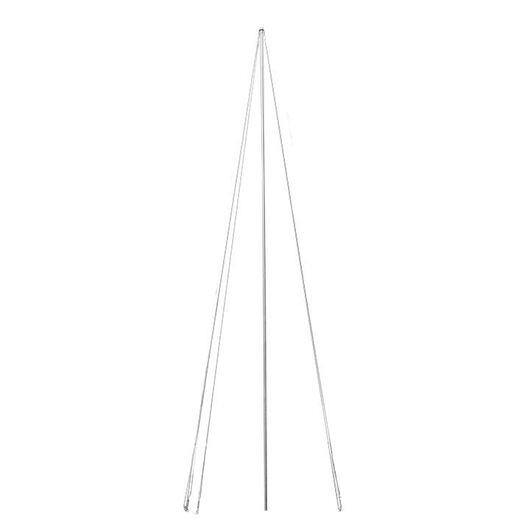 Мачта молниеприемная d40мм L4000 с оттяжками St PROxima EKF lp-4000-40-st, изображение 2 • Купить по низкой цене в интернет-магазине СМЭК