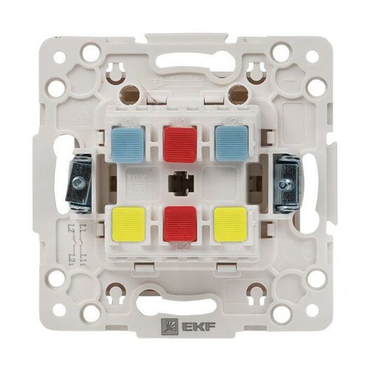 Механизм переключателя проходного 2-кл. Стокгольм 10А бел. PROxima EKF EYV10-027-10 • Купить по низкой цене в интернет-магазине СМЭК
