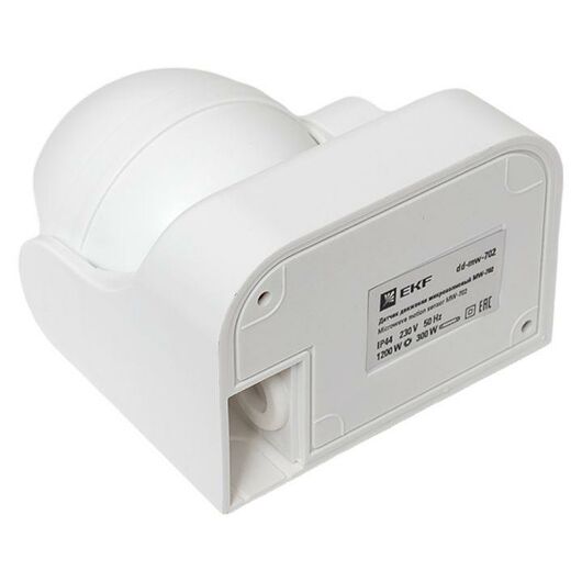 Датчик движения микроволновый MW-702 1200Вт 180гр. до 15м IP44 бел. PROxima EKF dd-mw-702, изображение 4 • Купить по низкой цене в интернет-магазине СМЭК