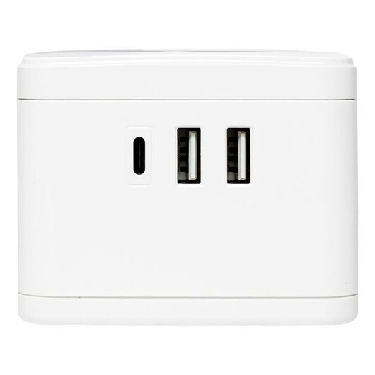Удлинитель "Куб" 2х1.3м 2USB 2.4А+Type C + Ночник 1кв.мм EKF UBA-CUB-2-TC, изображение 3 • Купить по низкой цене в интернет-магазине СМЭК