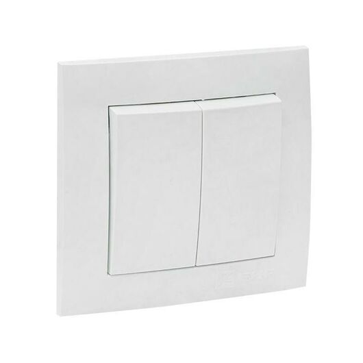 Выключатель 2-кл. СП Валенсия 10А IP20 бел. PROxima EKF EWV10-023-10 • Купить по низкой цене в интернет-магазине СМЭК