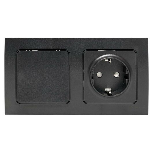 Рамка 2-м Стокгольм черн. PROxima EKF EXM-G-303-30 • Купить по низкой цене в интернет-магазине СМЭК