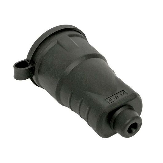 Розетка переносная 16А IP44 230В 2P+PE с защ. крышкой каучук Basic EKF RPS-012-16-230-44 • Купить по низкой цене в интернет-магазине СМЭК