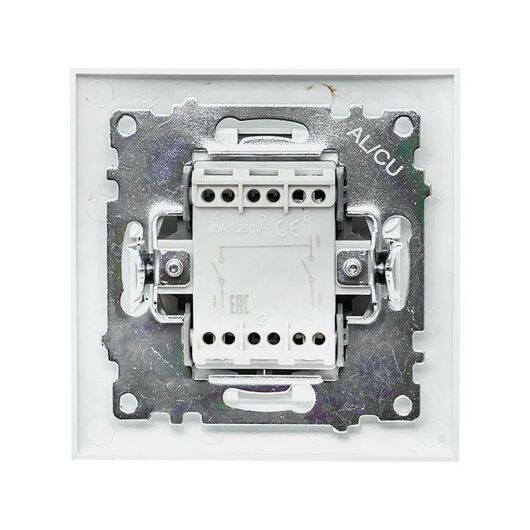 Выключатель 2-кл. СП Валенсия 10А IP20 бел. PROxima EKF EWV10-023-10, изображение 3 • Купить по низкой цене в интернет-магазине СМЭК