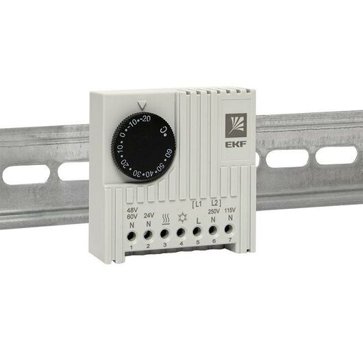 Термостат NO/NC (охлаждение/обогрев) на DIN-рейку 5-10А 230В IP20 PROxima EKF thermo-no-nc-din, изображение 6 • Купить по низкой цене в интернет-магазине СМЭК