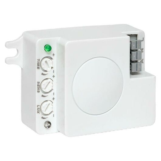 Датчик движения микроволновый MW-706 1200Вт 360град. до 8м IP20 бел. EKF dd-mw-706, изображение 3 • Купить по низкой цене в интернет-магазине СМЭК