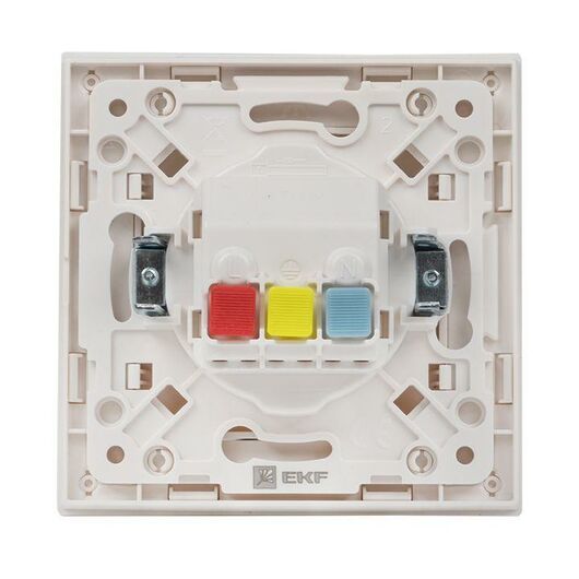 Розетка 1-м СП Стокгольм 16А IP20 с заземл. защ. шторки бел. PROxima EKF EXR16-028-10, изображение 5 • Купить по низкой цене в интернет-магазине СМЭК