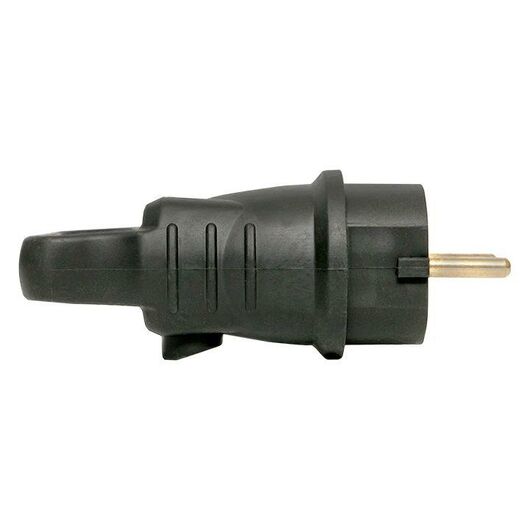 Вилка угловая 16А 2P+PE 230В IP44 с кольцом каучук Basic EKF RPS-017-16-230-44, изображение 5 • Купить по низкой цене в интернет-магазине СМЭК