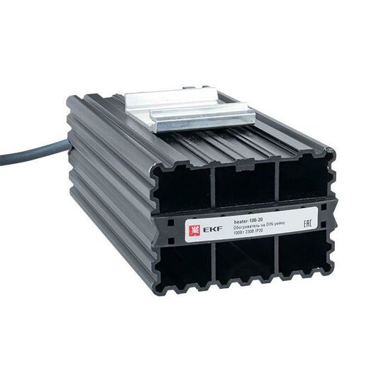 Обогреватель на DIN-рейку 100Вт 230В IP20 PROxima EKF heater-100-20, изображение 6 • Купить по низкой цене в интернет-магазине СМЭК