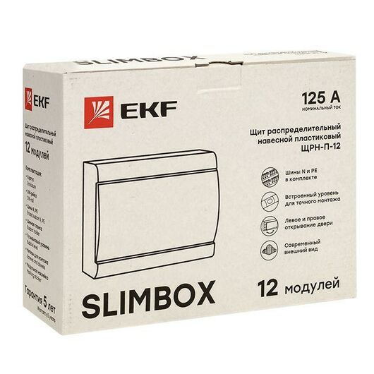 Щит ЩРН-П-12 "SlimBox" IP41 PROxima EKF sb-n-12, изображение 8 • Купить по низкой цене в интернет-магазине СМЭК