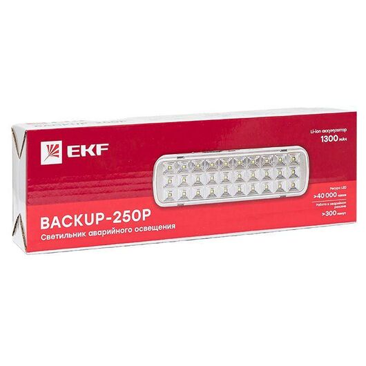 Светильник аварийного освещения BACKUP-250P пост. действия LED PROxima EKF dpa-103 • Купить по низкой цене в интернет-магазине СМЭК