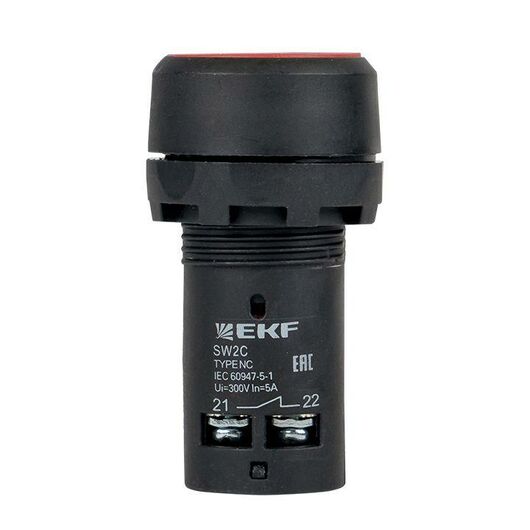 Кнопка SW2C-11 возвратная кр. NO+NC EKF sw2c-11s-r, изображение 4 • Купить по низкой цене в интернет-магазине СМЭК