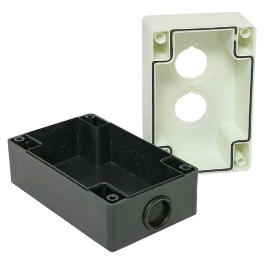 Корпус КП 102 2 кнопки белый EKF cpb-102-w • Купить по низкой цене в интернет-магазине СМЭК