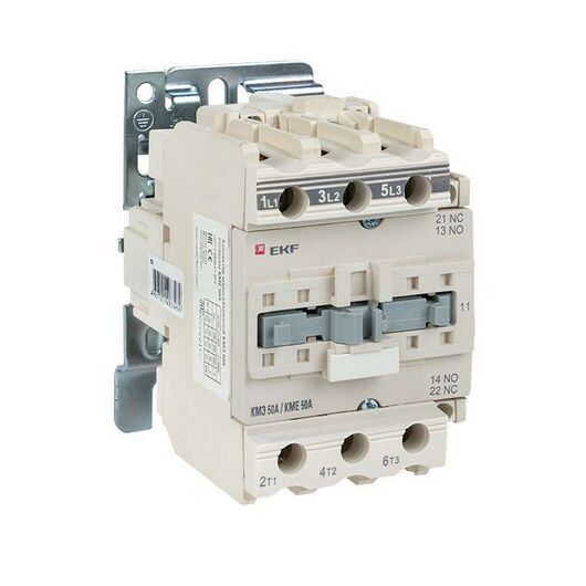Контактор КМЭ 50А 220В NO+NC EKF ctr-s-50-220 • Купить по низкой цене в интернет-магазине СМЭК
