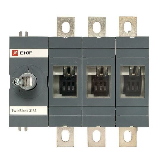 Рубильник 4п 315А без рукоятки управления TwinBlock EKF tb-s-315-4p, изображение 4 • Купить по низкой цене в интернет-магазине СМЭК