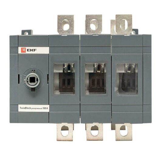 Рубильник 3п 160А реверсивный без рукоятки управления TwinBlock EKF tb-s-160-3p-rev, изображение 6 • Купить по низкой цене в интернет-магазине СМЭК