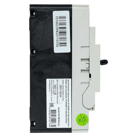 Выключатель автоматический 3п 100А 50кА AV POWER-1/3 ETU6.0 AVERES EKF mccb-13-100-6.0-av, изображение 5 • Купить по низкой цене в интернет-магазине СМЭК